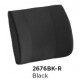 BACK CUSHION MEMORY FOAM BLACK
