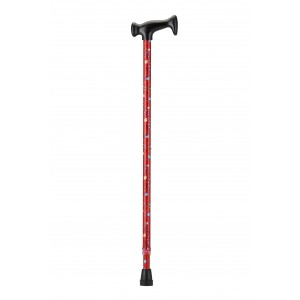 CANE T-GRIP RED BLISS
